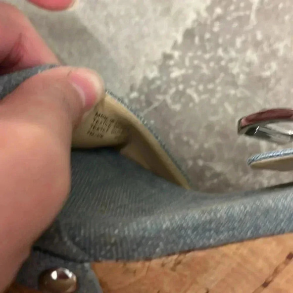 Michael kors denim cork platform sandals - Picture 7 of 7